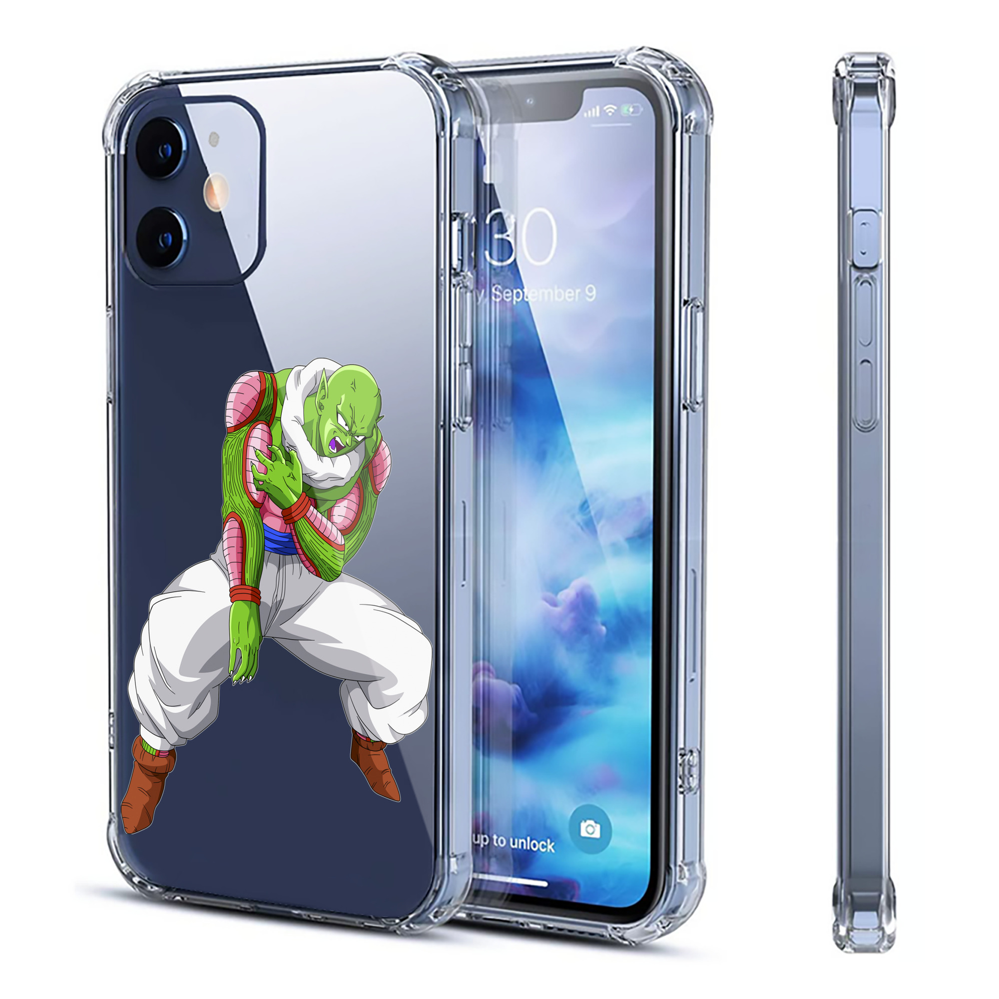 （画像用） ドラゴンボール ピッコロ DRAGON BALL Piccolo 【iPhone 12シリーズ対応】透明スマホケース（クリアソフトケース）